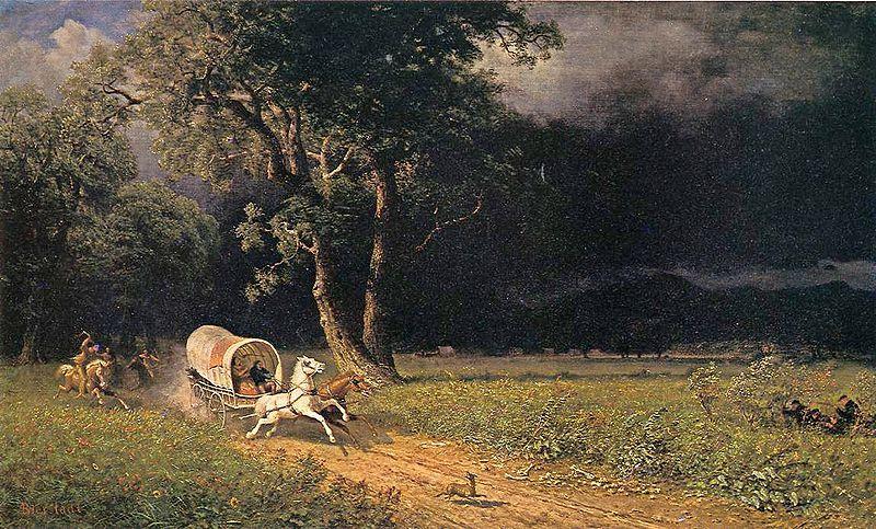 Albert Bierstadt The_Ambush France oil painting art